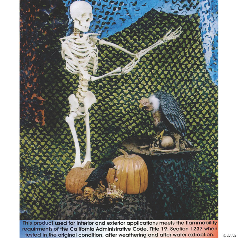 Large Green &amp; Brown Camo Net Image