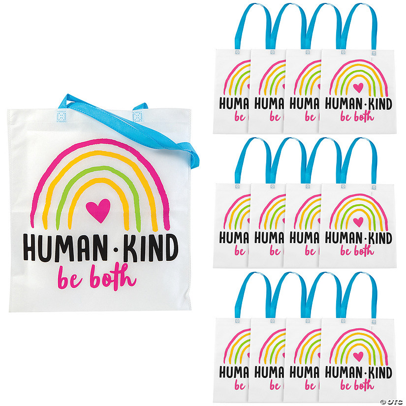 Large Humankind, Unity & Diversity Tote Bags Image