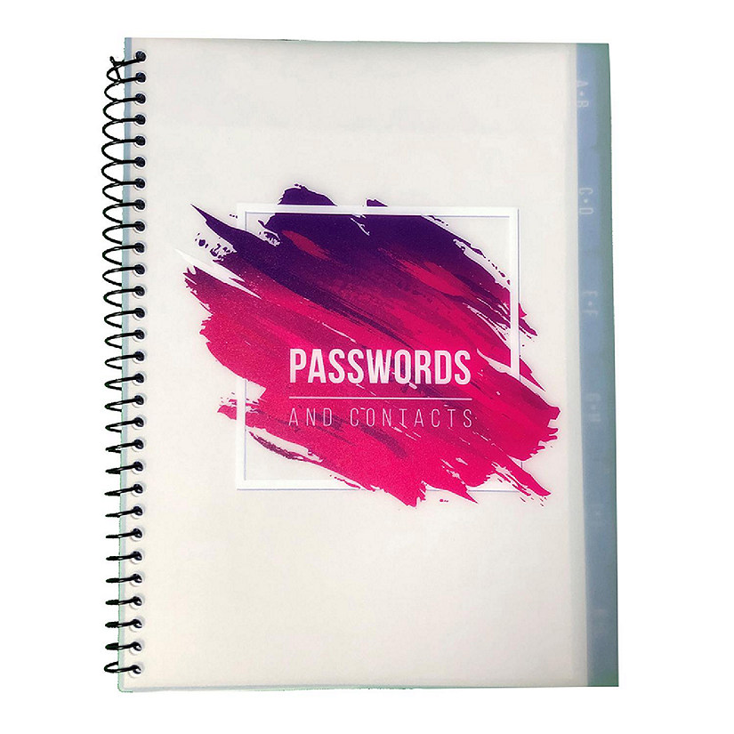 Large Password Books - The best Password Keeper Books with a 4.9 rating out of 4500 / Pink Image