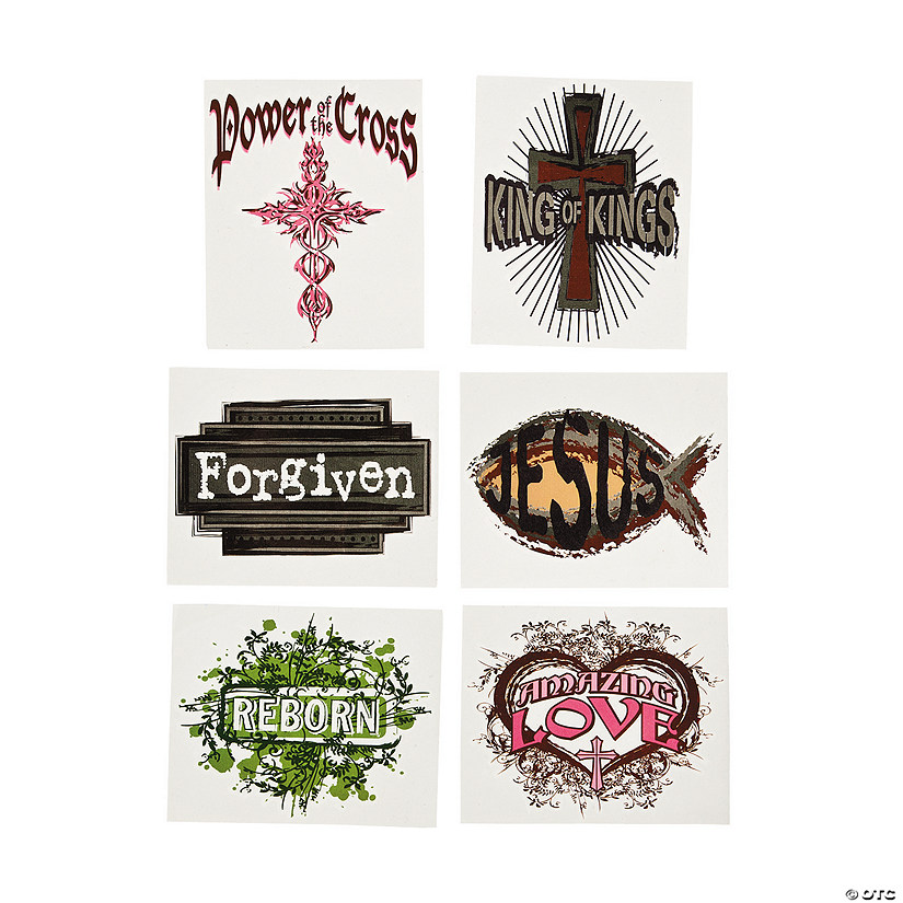 Large Religious Tattoos - Discontinued