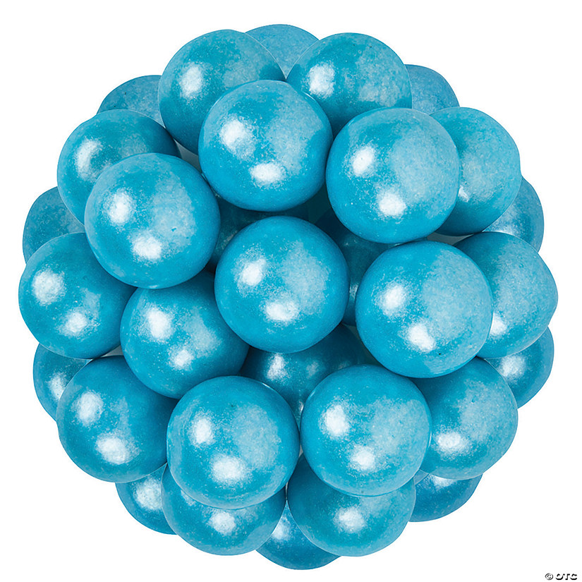 Large Shimmer Light Blue Gumballs - 97 Pc. Image