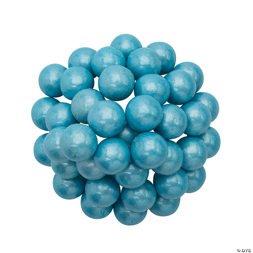 Large Shimmer Light Blue Gumballs - 97 Pc. Image