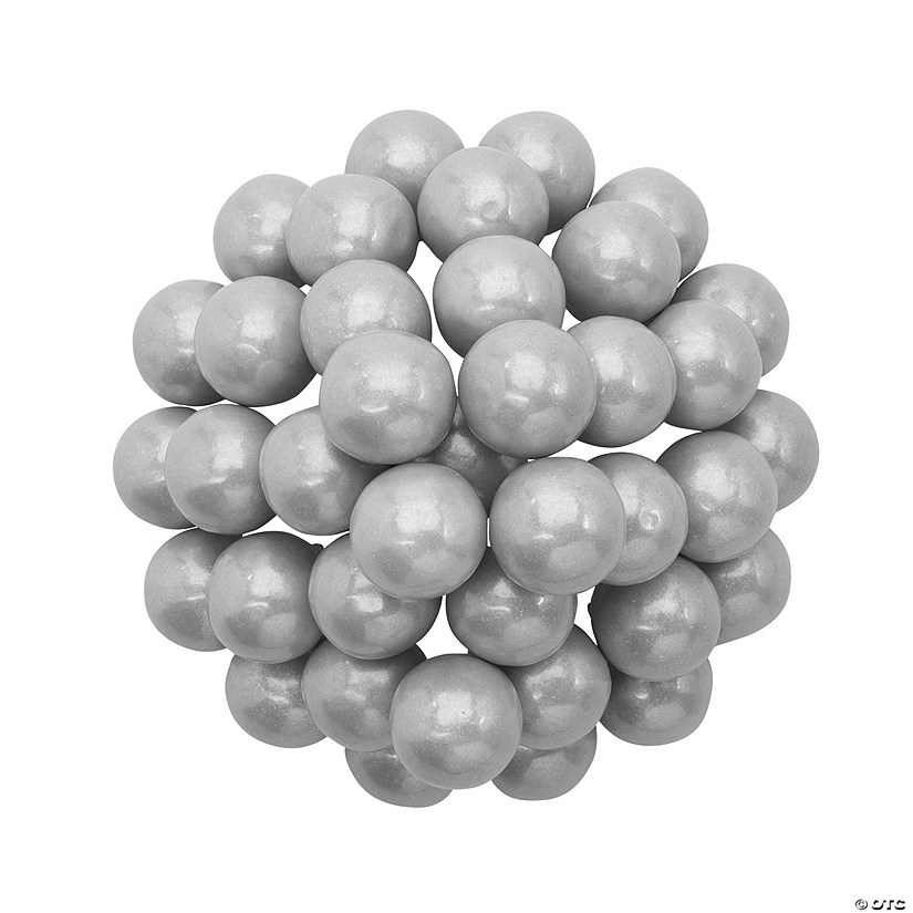 Large Silver Gumballs - 97 Pc. Image