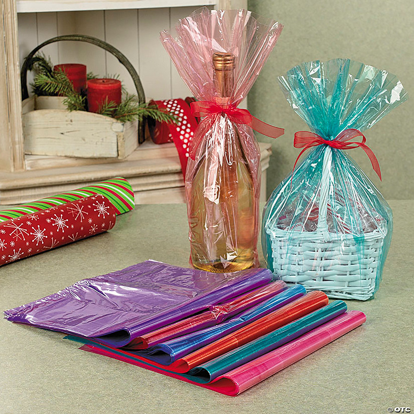 large cellophane bags for gift baskets