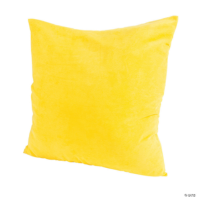 yellow m&m pillow