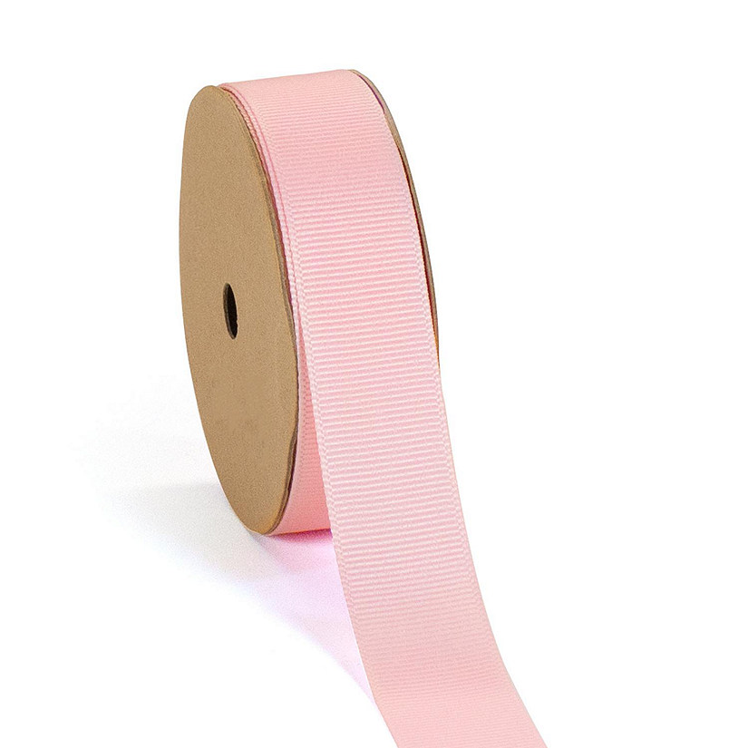 LaRibbons 7/8 Premium Textured Grosgrain Ribbon Pink