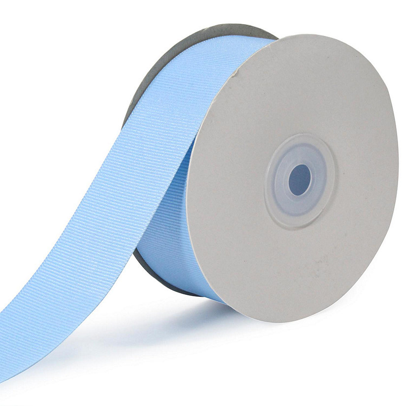 LaRibbons and Crafts 1 1/2" 20yds Premium Textured Grosgrain Ribbon - Blue Image