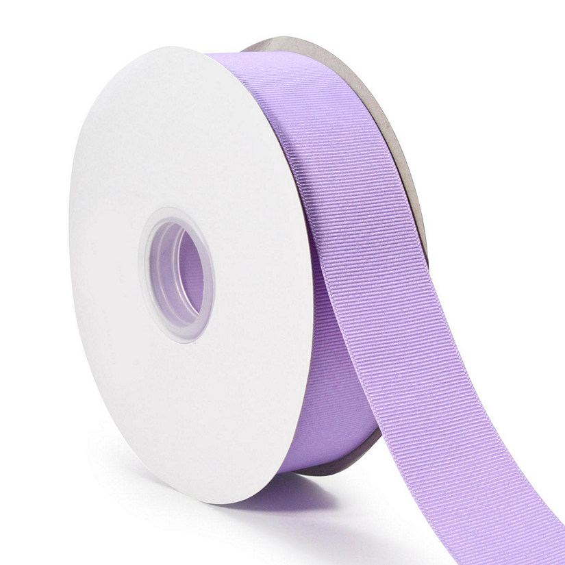 LaRibbons and Crafts 1 1/2" 50yds Premium Textured Grosgrain Ribbon -Lt Orchid Image