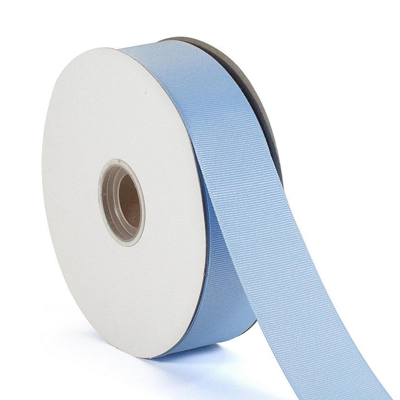 LaRibbons and Crafts 1 1/2" 50yds Premium Textured Grosgrain Ribbon - MILLENNIUM BLUE Image