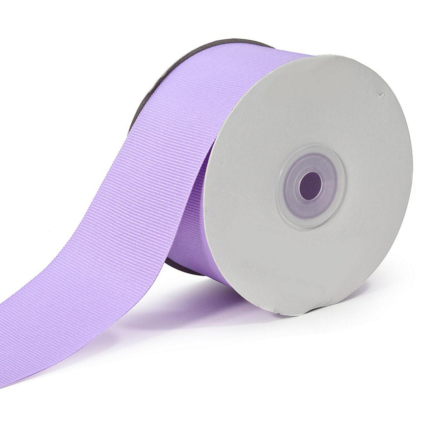 LaRibbons and Crafts 2 1/4" 20yds Premium Textured Grosgrain Ribbon - Lt Orchid Image