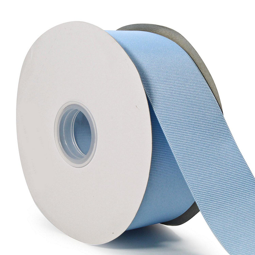 LaRibbons and Crafts 2 1/4" 50yds Premium Textured Grosgrain Ribbon - Blue Image