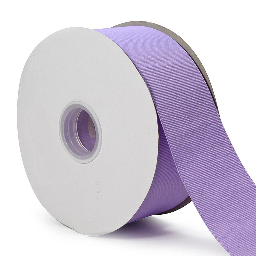 LaRibbons and Crafts 2 1/4" 50yds Premium Textured Grosgrain Ribbon - Lt Orchid Image