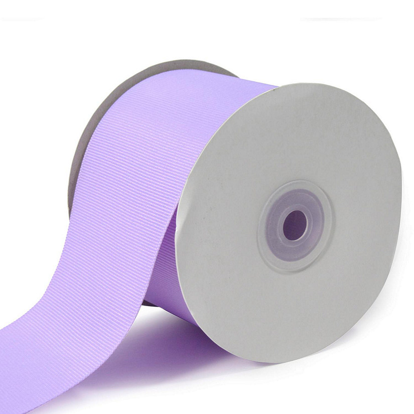 LaRibbons and Crafts 3" 20yds Premium Textured Grosgrain Ribbon - Lt Orchid Image