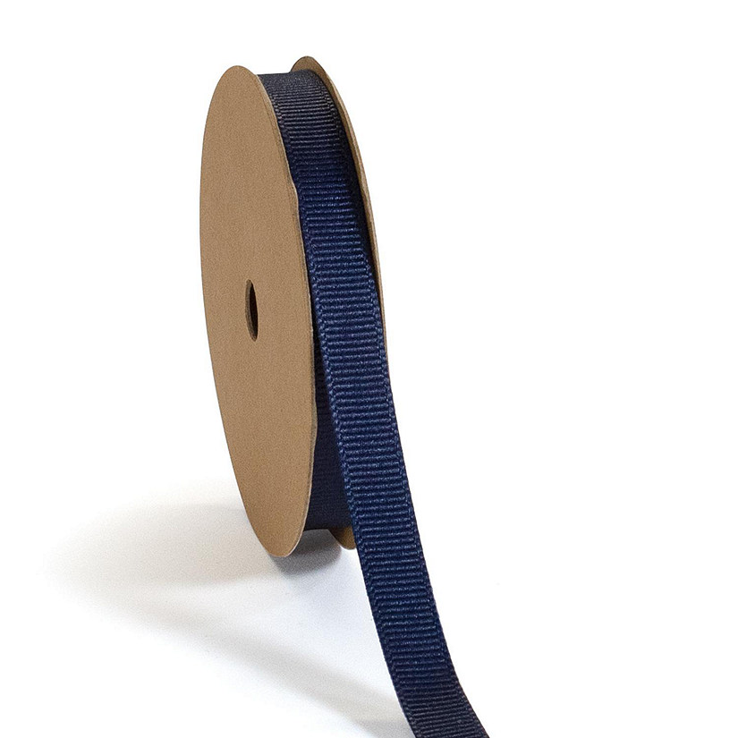 LaRibbons and Crafts 3/8" 100 yds Premium Textured Grosgrain Ribbon - Century Blue Image