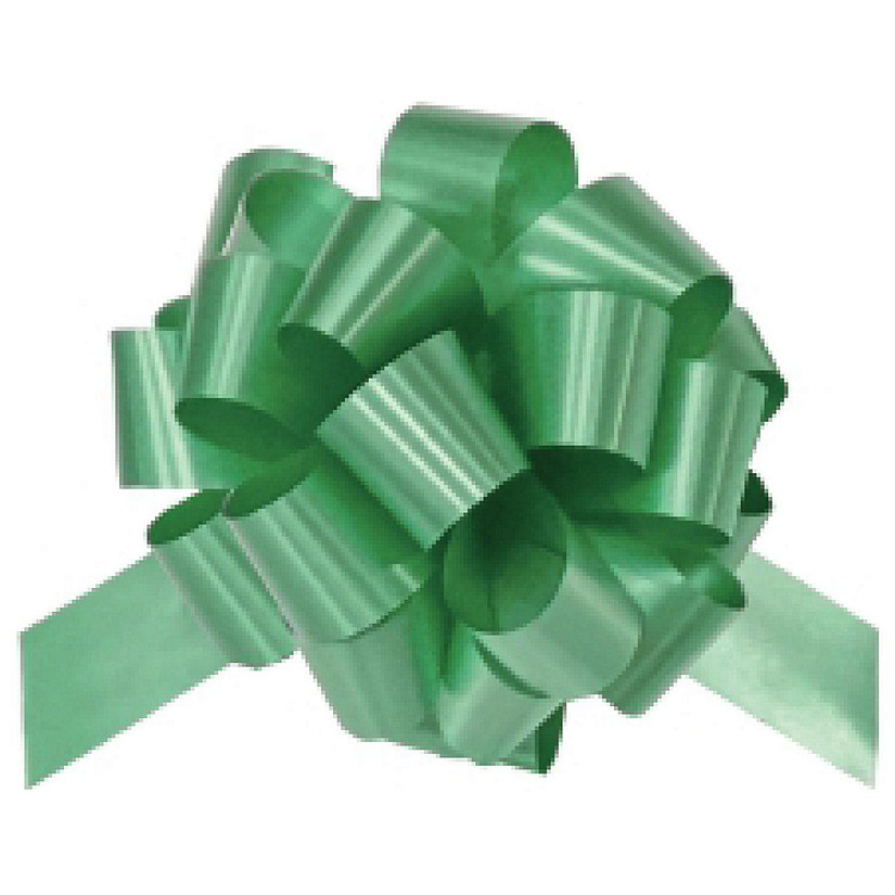 LaRibbons and Crafts 6" Pull Bow Bundle Green 50 PCS Oriental Trading