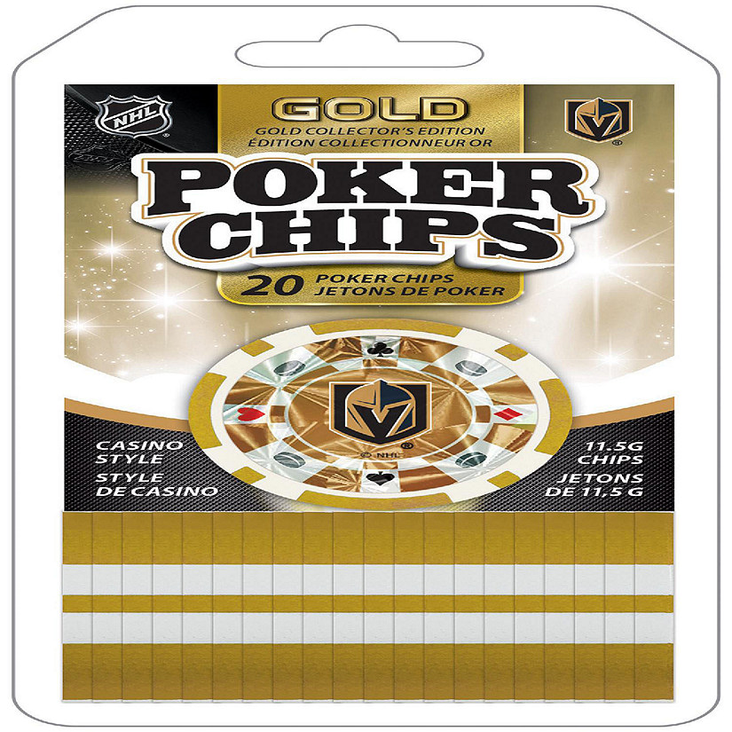 Las Vegas Golden Knights 20 Piece Poker Chips Image
