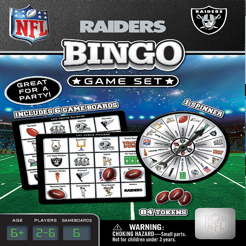 Las Vegas Raiders Bingo Game Image