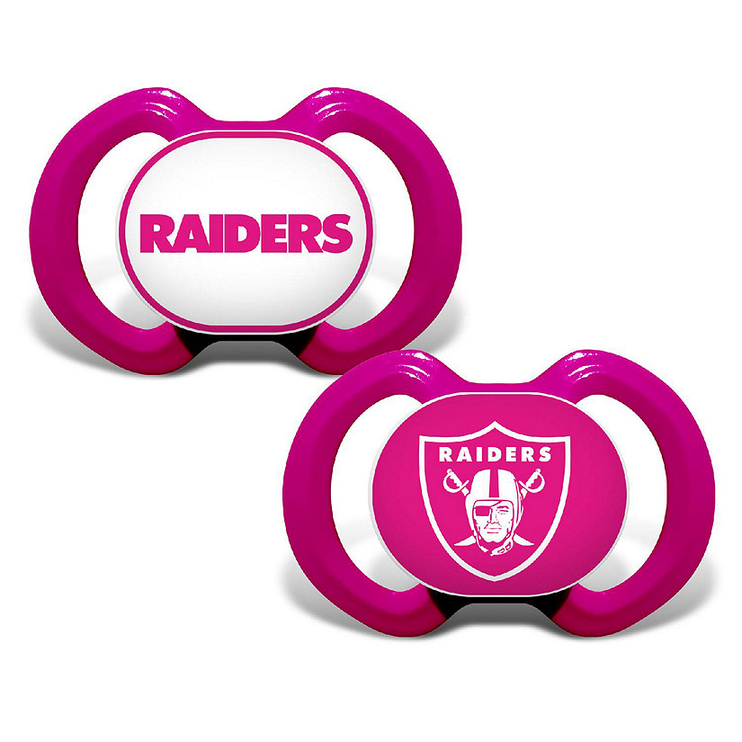 Las Vegas Raiders - Pink Pacifier 2-Pack Image
