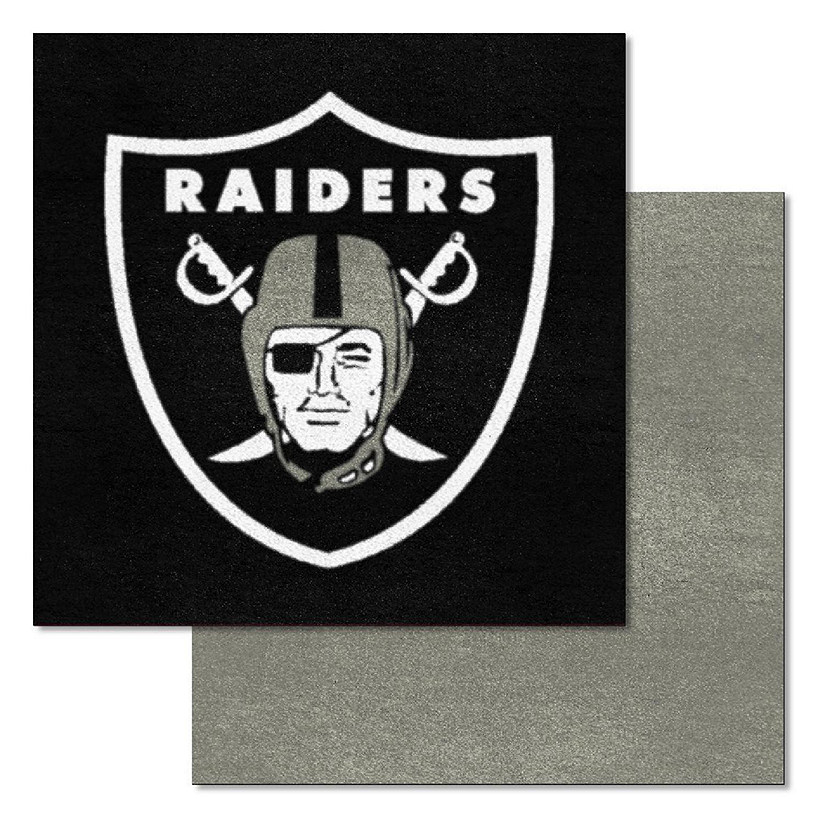 Fanmats NFL - Oakland Raiders Carpet Tiles