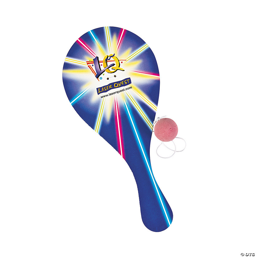 Laser Tag Party Paddleball Games - 12 Pc. Image
