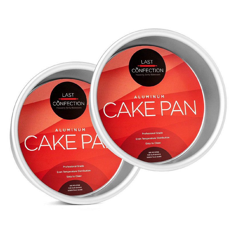 Last Confection 2-Piece Round Cake Pan Set - 6" x 2" Deep Image