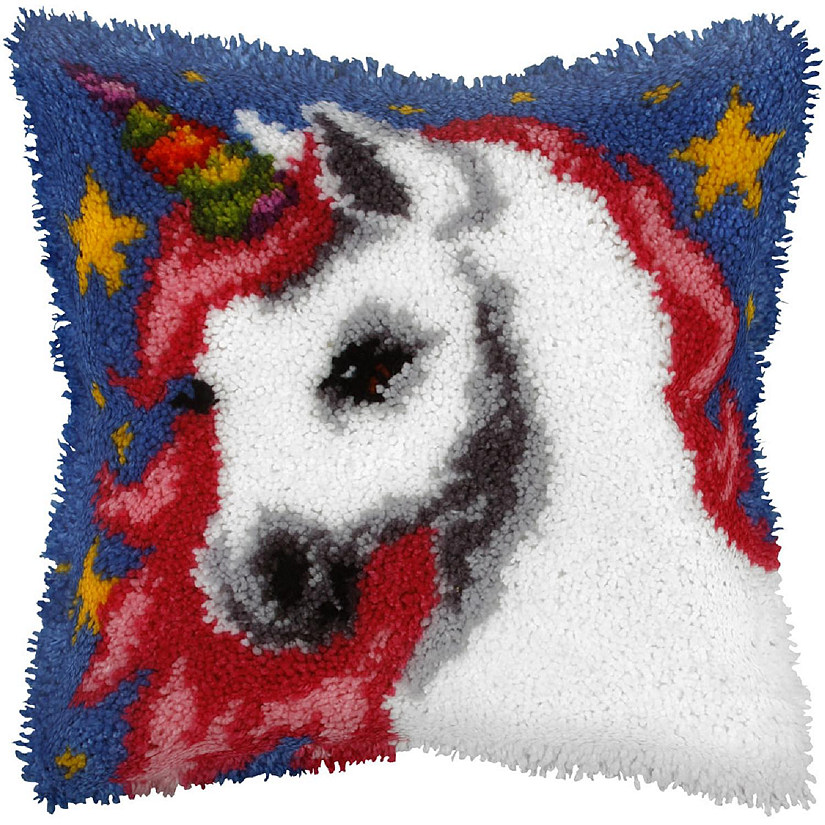 Latch hook cushion kit "Unicorn" 4119 Image