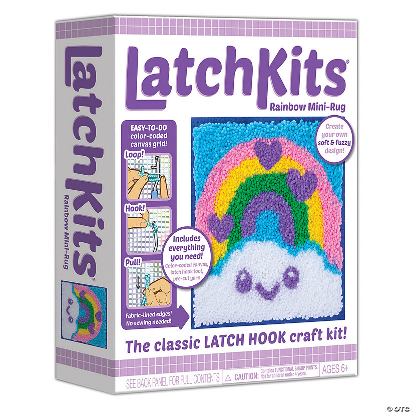 LatchKits Latch Hook Craft Kit: Rainbow Image