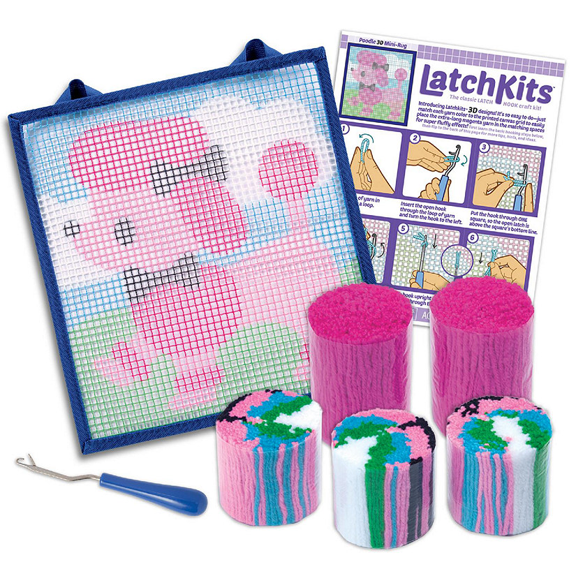 Latchkits Poodle 3D Mini-Rug Image