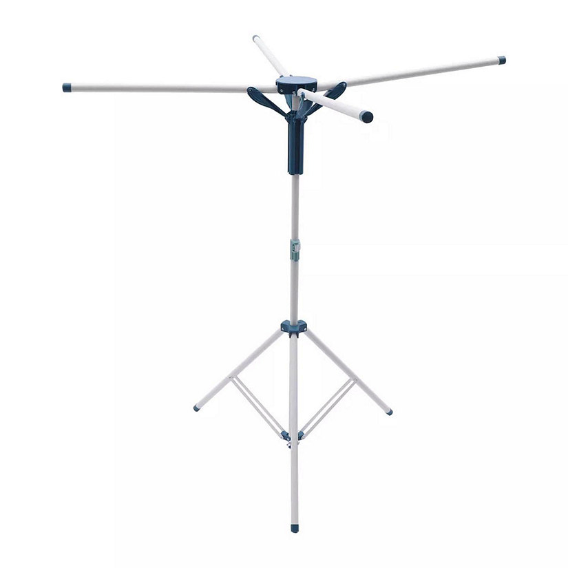 Laundry Clothes Storage Drying Rack Portable Folding Dryer Hanger Tripod Stand Image