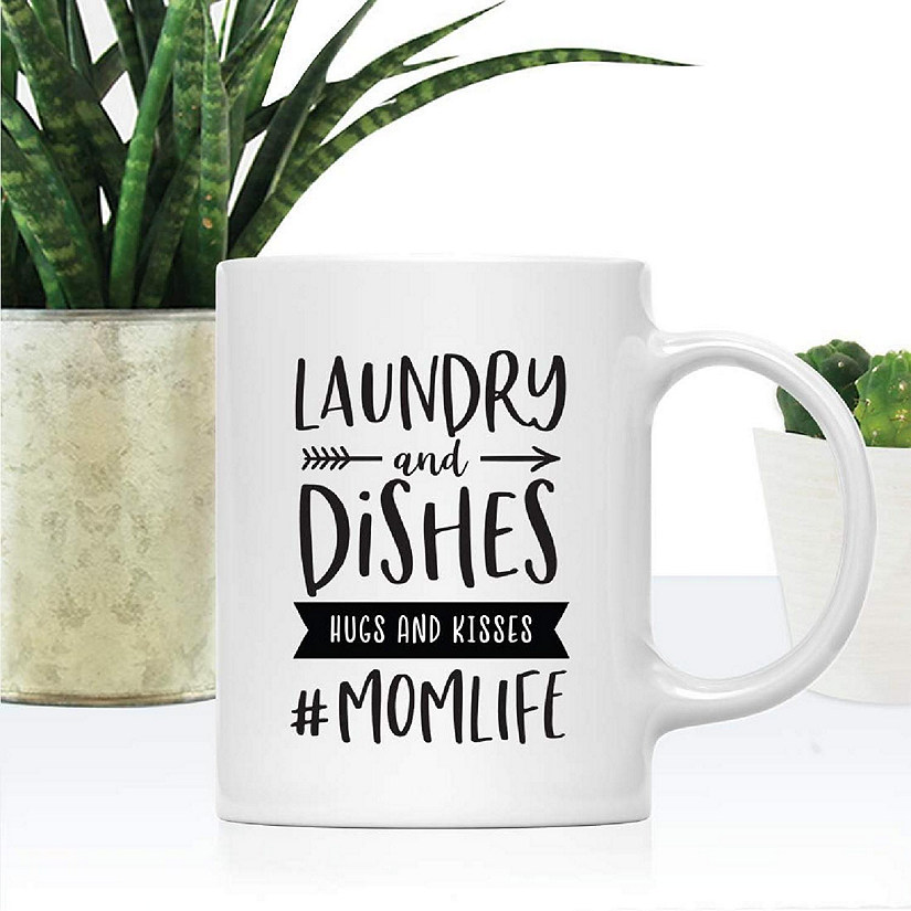Laundry Dishes Hugs Kisses Ceramic Mug Image