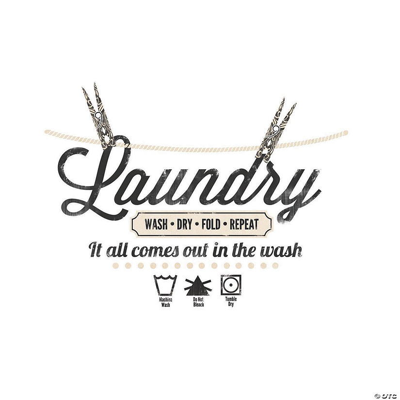 Laundry Quote Peel And Stick Wall Decals Image