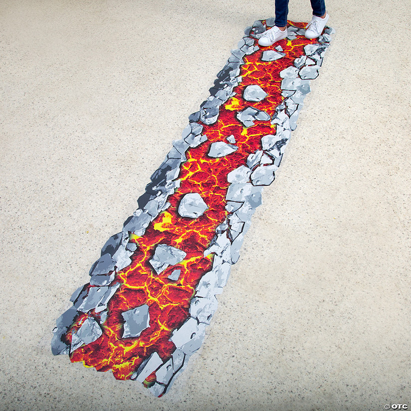 Lava Floor Clings - 3 Pc. Image