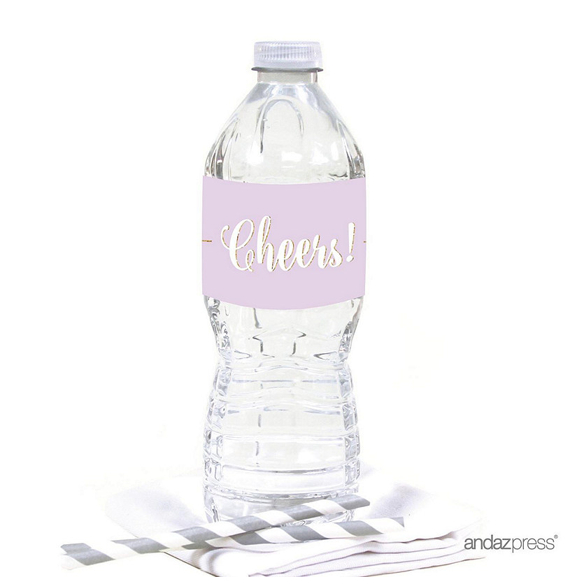 Lavender Gold Cheers 2.5x8.5in 20 Image