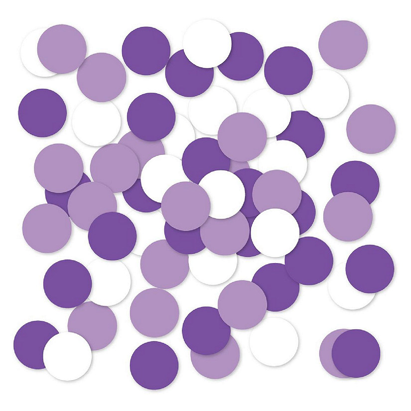 Lavender White Purple Confetti, 180-Pack Image