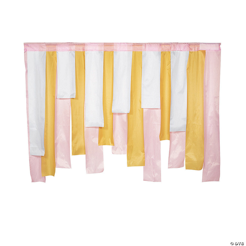 Layered Fabric Ceremony Backdrop Image