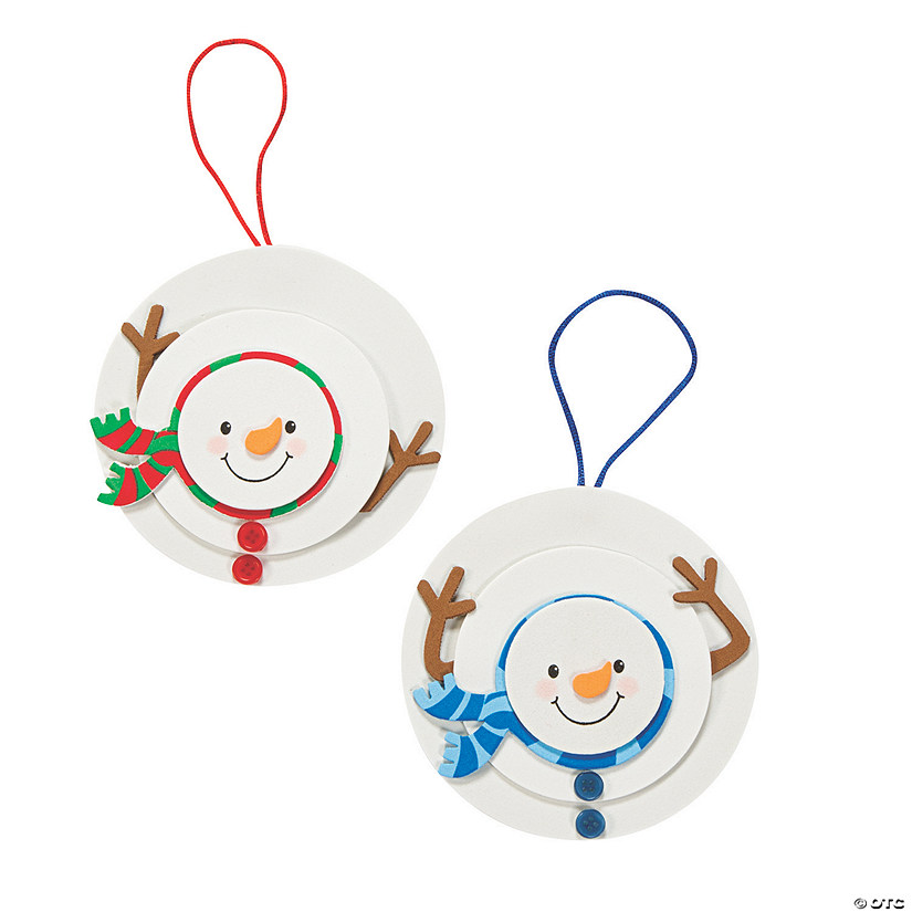 Layered Snowman Christmas Ornament Craft Kit