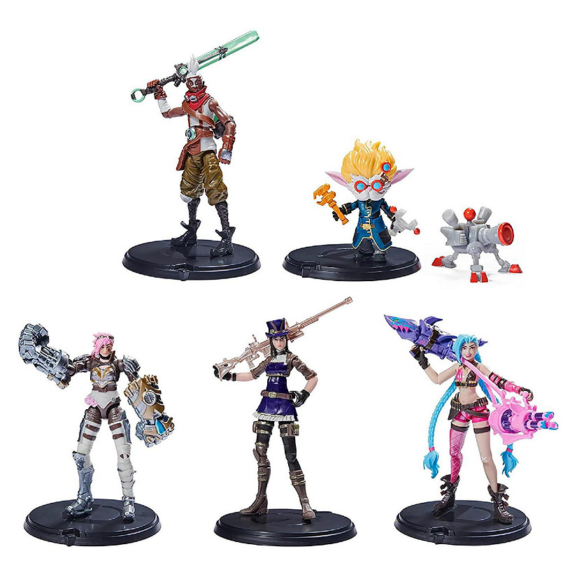 League of Legends Dual Cities 4 Inch Action Figure 5-Pack Image