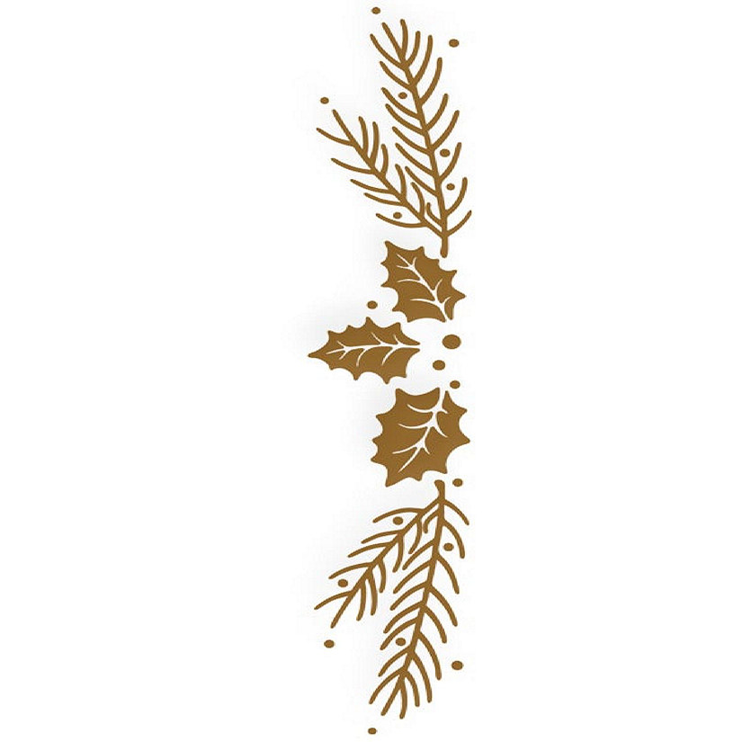 Leane Creatief Lea'bilities Border Embossing Folder  Christmas Image