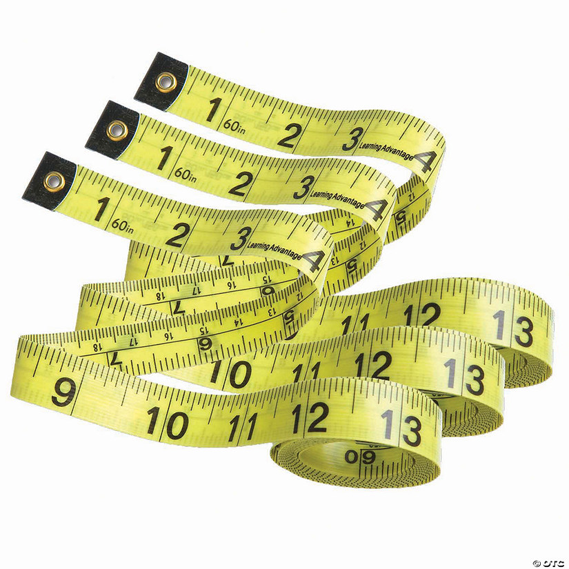 Learning Advantage Tape Measures, 10 Per Pack, 3 Packs Image
