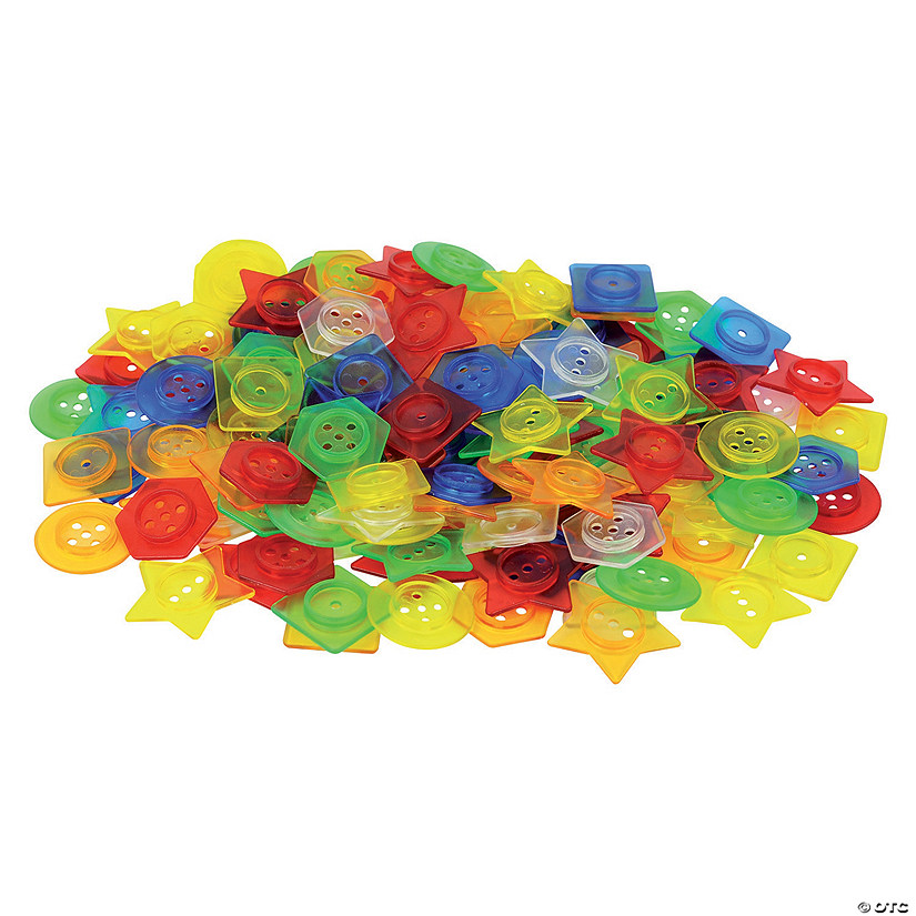 Learning Advantage&#8482; Translucent Stackable Buttons - 144 Pc. Image