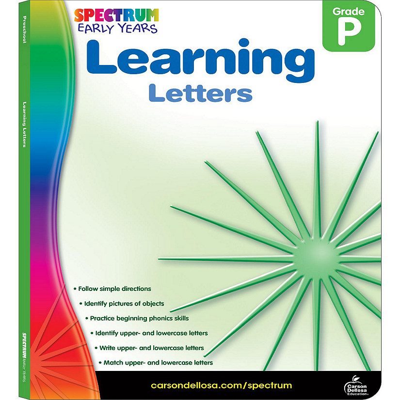 Learning Letters, Grade PK Image
