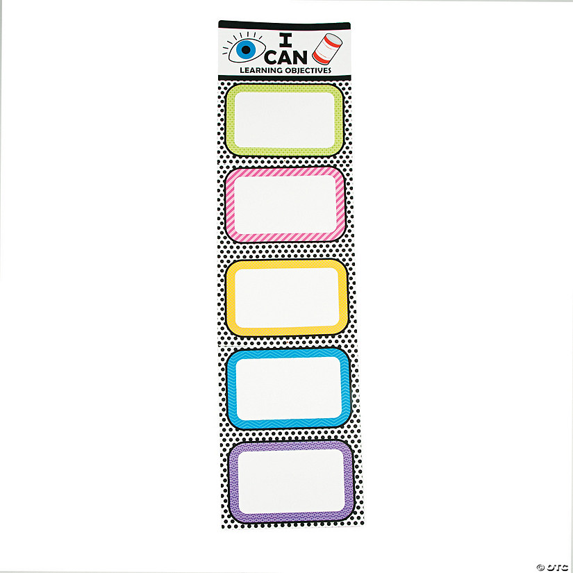 Learning Objectives Dry Erase Chart Oriental Trading