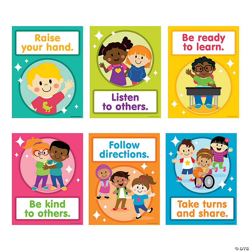 Learning Readiness Poster Set - 6 Pc. Image