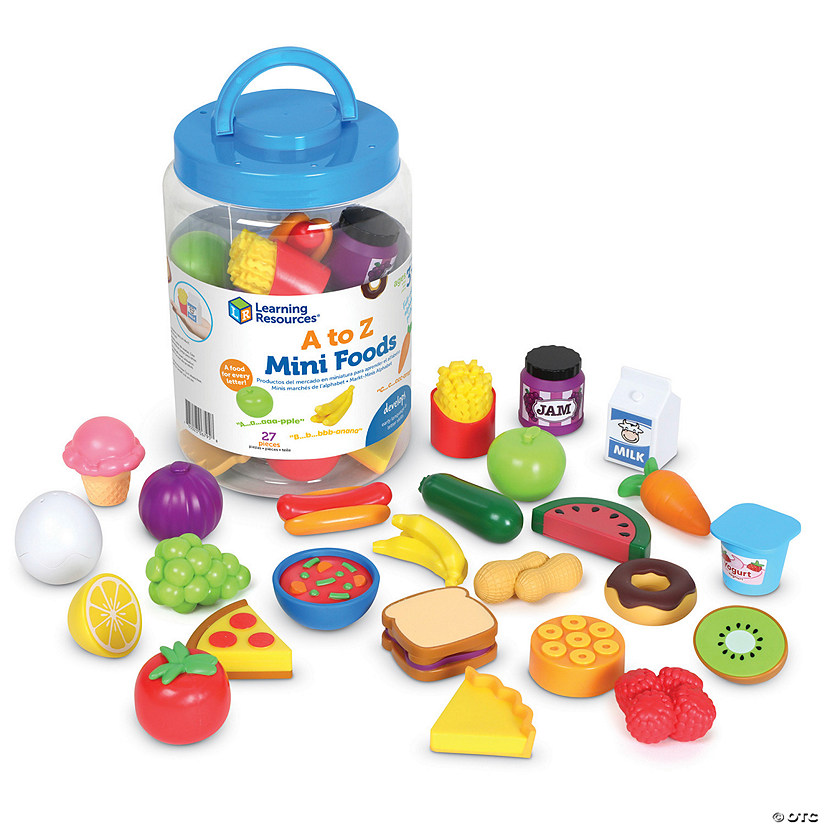 Learning Resources A to Z Mini Foods Image