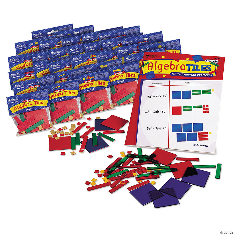 Learning Resources Algebra Tiles&#8482; Classroom Set Image