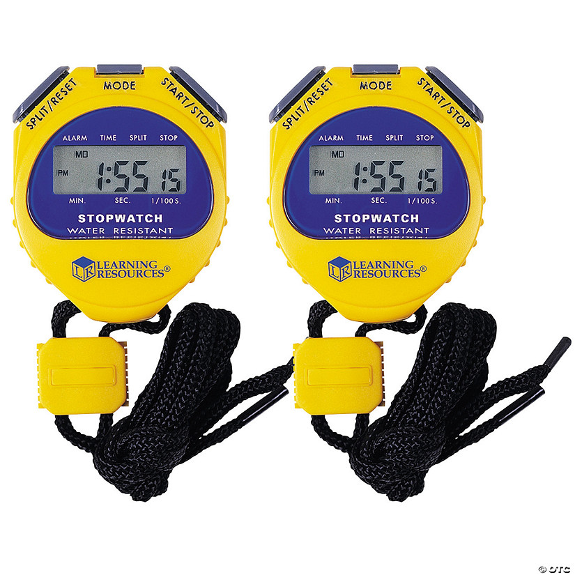Learning Resources Big Digit Stopwatch, Pack of 2 Image