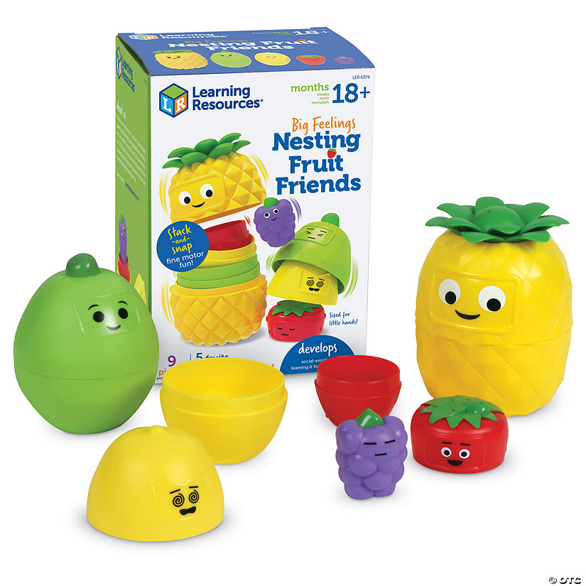 Learning Resources Big Feelings Nesting Fruit Friends Image