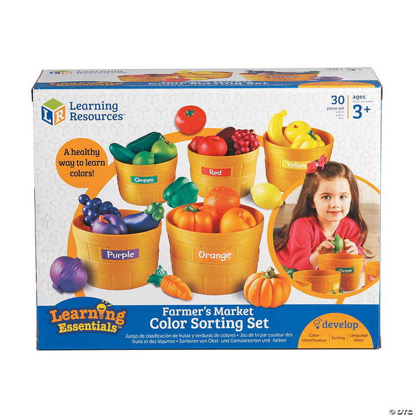 Learning Resources Farmer&#8217;s Market Color Sorting Set Image