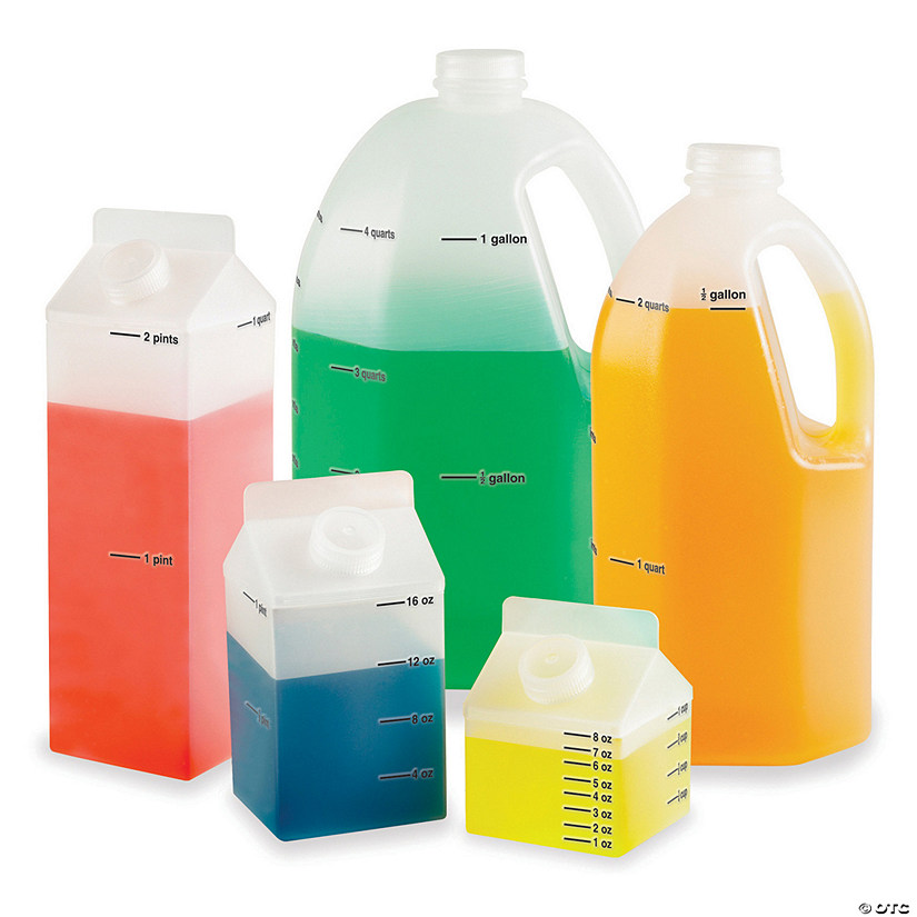 Learning Resources Gallon Measurement Set, 5 Pieces Image