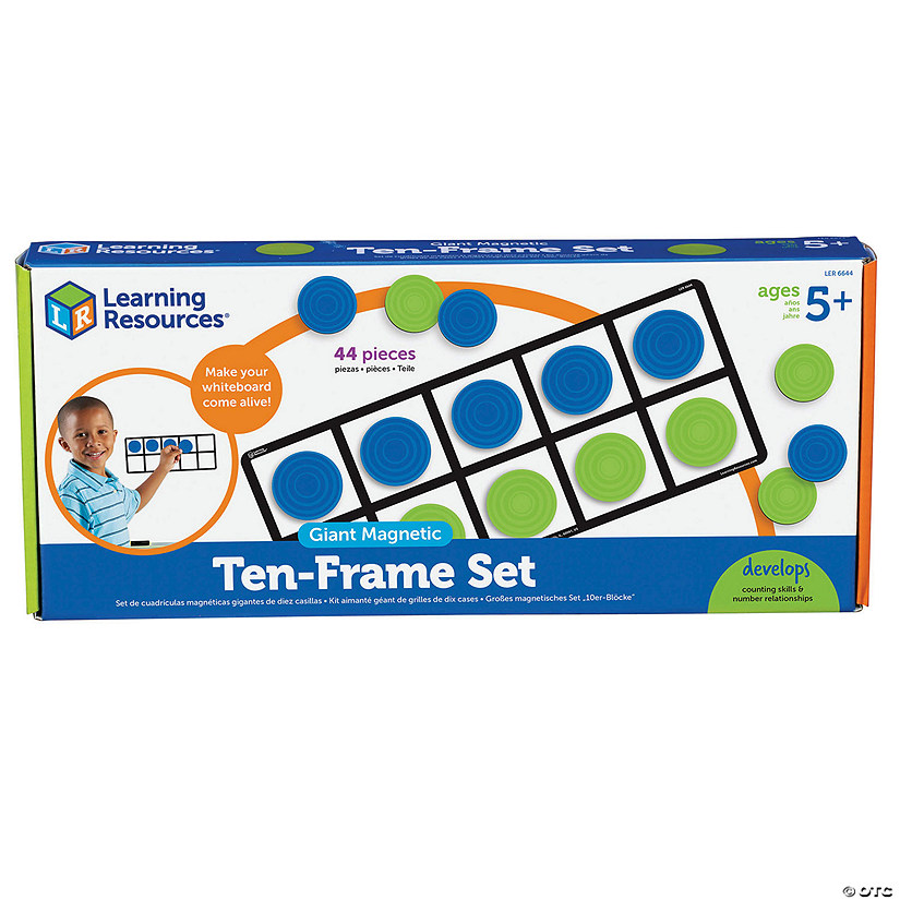 Learning Resources Giant Magnetic Ten-Frame Set Image